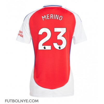 Camiseta Arsenal Mikel Merino #23 Primera Equipación para mujer 2024-25 manga corta Camiseta Arsenal Mikel Merino #23 Primera Equipación para mujer 2024-25 manga corta